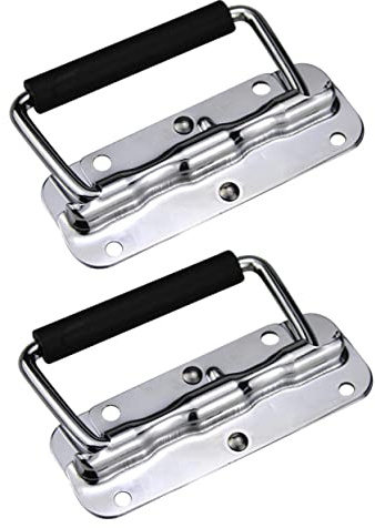 Mango Plegable de Acero Inoxidable Resorte para Armario y Caja