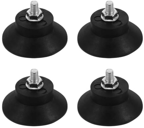 DIYEAH 4pcs Rubber Feet Pads Vibration Dampers with Threaded Design for Furniture Legs and Industrial Machinery Weather Resistant and Slip Surface for Enhanced Stability
