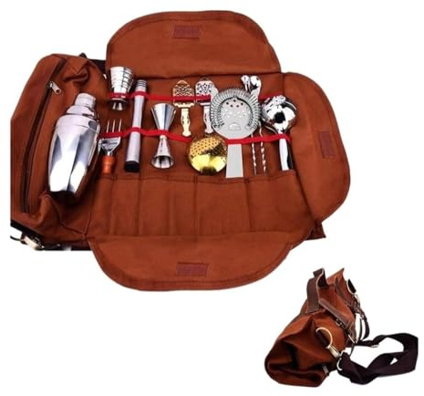 Bartender Kit, Cocktail Making Set, Modern Tools with Tool Bag, for Bars or Parties