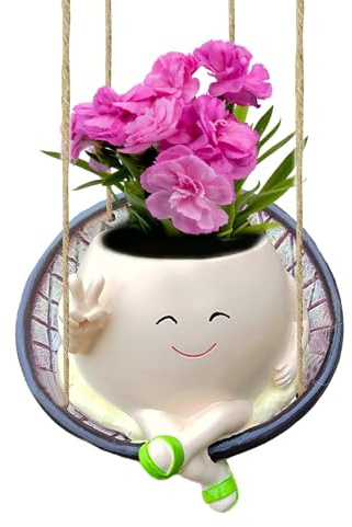 Pendelskål, blomkruka, figur – harts, dekoration, huvudkärldesign