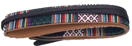 BTOSEP Kamerarem justerbar vintage etnisk stil bekväm för DSLR och spegelfria kameror nylonmaterial reseanvändning, Stil 5, #615