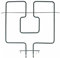 Heizung Heizelement Backofenheizung Oberhitze 1400W 230V Soft Grill Backofen Ofen Herd Original Whirlpool Bauknecht 480121104179 auch Indesit Hotpoint C00322421 Cylinda Privileg Bruynzeel