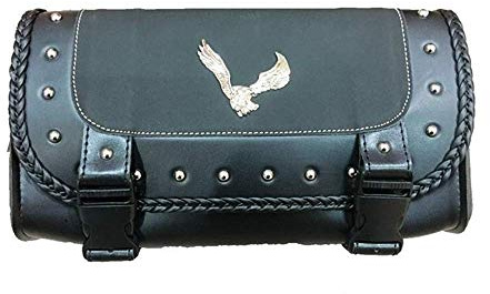 Motorrad Tasche PU Leder Satteltasche Heavy Duty wasserdichte Satteltasche für Chopper Touring Street Bike Roller Offroad ATV