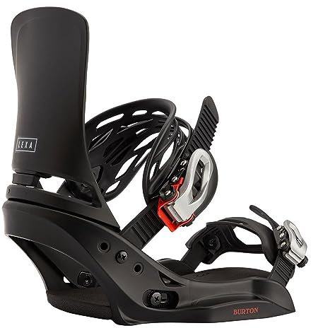 Burton Lexa - Fijaciones de Snowboard para mujer, color negro