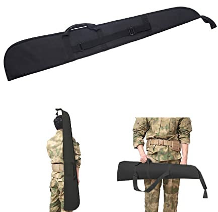 SJASD Gewehrfutteral Langwaffen,Waffentasche Gewehrtasche Taktische Langwaffentasche Futteral,Multifunktionale ​Gewehr Weichkoffer mit verstellbarem Schulterriemen,129cm