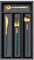 Bandeja de cubiertos pequeña de madera estrecha, organizador de cubiertos de 12 x 6.7 pulgadas, bandeja de utensilios de cocina para insertar cajones, organizador de cubiertos de bambú, bandeja de