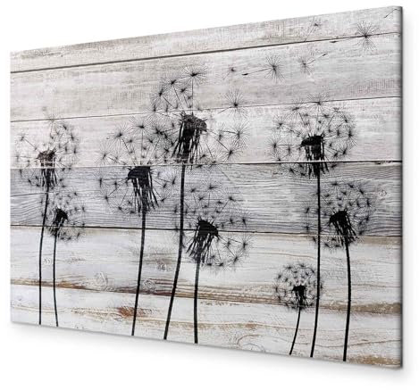 murando - Akustikbild Pusteblumen Bilder Akustikschaum Hochleistungsschallabsorber Schallschutz Leinwand 1 tlg Wandbild Raumakustik Schalldämmung Blumen Natur b-A-0624-b-a