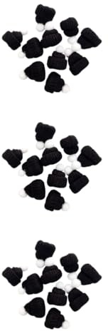Gadpiparty 30 Stk Erwachsene Puppe Hüte Für Kinder Weihnachtsstrümpfe Masse Weihnachts-mini-weinflaschenverschluss Mini-diy-flaschenhüte Lollipop-topper-hut Weihnachtsmütze Schneemann-hut Ohr