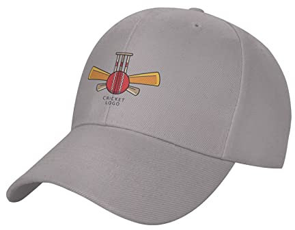 Baseball Cap Cricket-Sportlogo Golf Caps Mode Baseballmütze Verstellbare Baseballkappe Für Tennis Reisen Running