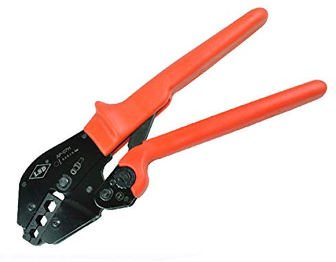Abisolierzange/-schneider/-crimpzange Koaxial-Crimpzange for Crimp 6,5/8,1/8,9-mm-Koaxialverbinder-Ratschen-Koax-Crimper-Werkzeug für Abisolieren elektrischer Drähte und für Schneiden von Kabeln