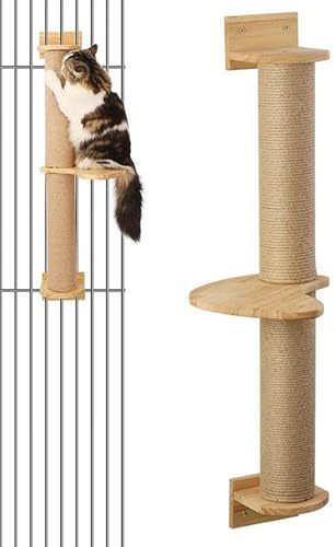 Katzen-Aktivitätsbaum – Katzen-Wand-Kratzstämme, Katzen-Aktivitätskratzbaum | Sichere Verwendung Katzenbaum Aktivitätskratzer, Katzenkletterstange Kratzbäume für kleine, mittelgroße Katzen, kleine