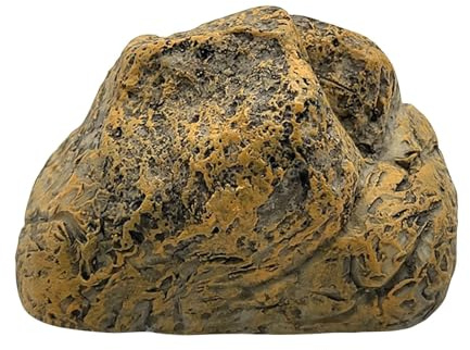 Qutalmi Rock Key Hider, roca falsa para clave - Decoración para esconder llaves de piedra,Key Rock Hiders Exterior Resina Fake Rock Key Hider Decoración Caja fuerte para guardar llaves de repuesto