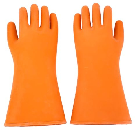 Eujgoov Gants Isolants, Gants de sécurité Résistants à l'électricité 20 000 V, Gants de Travail de Protection pour Travaux électriques à Haute Tension