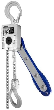 Argano manuale Paranco a catena manuale da 100 kg 150 kg Sollevamento a trazione Paranco a leva in miniatura, Mini tenditore portatile Strumenti for gru a catena con sollevamento a mano Multifunzione(