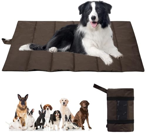 SUNOYA Hundedecke Für Unterwegs, wasserdichte Hundematte, wasserdichte Hundedecke, Reisedecke Für Hunde, 110x68 cm, Waschbar hundematte Für Reise Camping Outdoor, Hundematte Auto