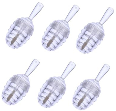 BELLIFFY 6 Stück-Pack Lipgloss Tuben 8 ml Nachfüllbar Dicht Verschlossen ABS Kunststoff für Selbstgemacht Lippenbalsam und Lipgloss