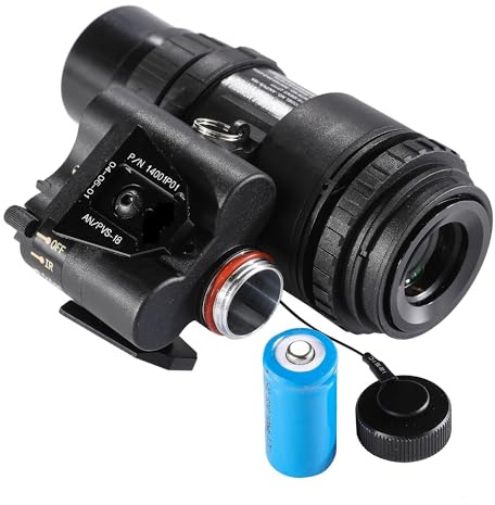Visión Nocturna, Cámara de montada en la Cabeza, Dispositivo de visión Nocturna Exterior infrarroja, Monocular NVG Scope 1X, PVS-18 Digital infrarroja for Acampar