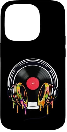 Casque Vinyle DJ Desk Club Music Coque pour iPhone 14 Pro