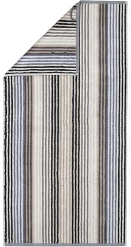 Cawö Handtücher Unique Streifen 944 anthrazit - 77