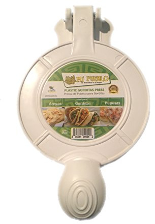 Plastic Gordita Press 5 inch even press, dough press, arepas maker, Pupasas maker , Sopes maker, flour press Premium Plastic