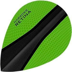 Harrows Retina-X Green Pear Dart Flights