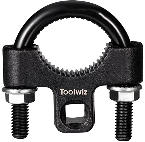 Toolwiz Verktyg för borttagning av gardinstång – 8 tum universellt verktyg med låg profil 27–42 mm med halkfria tänder för borttagning av inre dragstång och installation av inre slipstång verktyg inre | Halkfria tänder, U-skiftnyckel, kolstål, borttagning och installation av innerstång, bil lastbil fordon reparationsverktyg