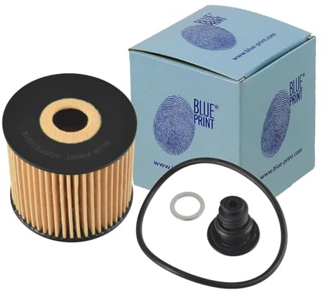 Blue Print ADBP210019 Ölfilter mit Dichtung und Anbaumaterial, 1 Stück | Kompatibel mit: HYUNDAI i30, i30 FASTBACK, i30 Kombi, i40 I, i40 I CW, KONA, TUCSON, KIA CEED, CEED Combi Van