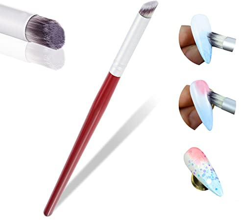 Hanyousheng Nail Art Rendering-Werkzeuge,Tupfpinsel Nageldesign Pinsel Pigmentpinsel,Pigment Applicator für Den Professionellen Gebrauch Oder Den Gebrauch zu Hause für UV Gel und Falsche Nägel