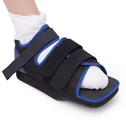 GHORTHOUD Postoperative Schuh für gebrochenen Zeh Leichtgewichtiger Schuh Medizinische Orthopädische Fußbandage Entlastender Heilungsschuh für Fußchirurgie (Groß)