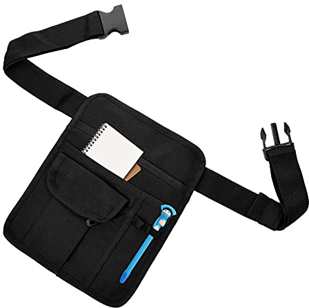Beewanta Tablier De Serveur De Restaurant Pour Serveur, Serveuse, Ceinture Utilitaire, Sac Banane, Organiseur De Poche Pour Livre D'Or, Tablette, Porte-Monnaie, Porte-Monnaie, Stylos à Changer