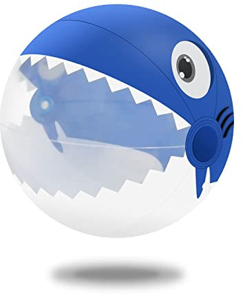 GODR7OY Balles d'eau gonflables en forme de requin - Grands ballons de plage transparents - Pour enfants et adultes - 40,6 cm - Jouet de piscine et fête d'été