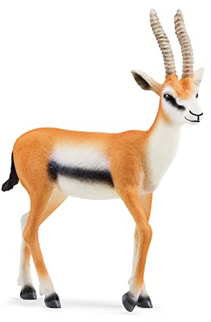 Schleich WILD Life | Thomson Gazelle 14861 | 2 x 9 x 10 cm | Spielfigur ab 3 Jahren | detailgetreue Tierfiguren | detailgetreue Tierfigur | Geschenk für Jungen und Mädchen