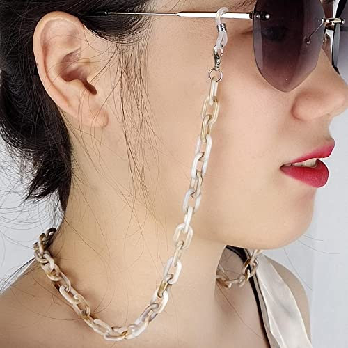 Brillenkette Schmuck Perle Blume Brille Kette Handgemachte Perlen Kopfhörer Anti-Tropfen-Kette Sonnenbrille Halskette 10