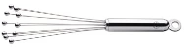 WEITZ Schneebesen mit Kugeln, 25 cm – Rührbesen aus hochwertigem Edelstahl, spülmaschinenfest – Ideal für Kochen, Backen und Schaumschlagen