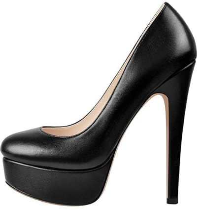 MissHeel Plateau Pumps High Heels Pumps Stielttos Pfennigabsatz