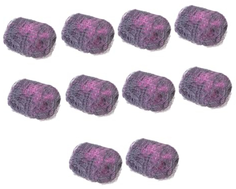 Didiseaon 10pack Stainless Steel Sponges Utensil Cleaning Scrubber Scouring Pad Brush The Pot Steel Wool Kitchen Cleaner Shower Scrubber