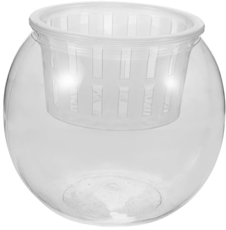 VILLFUL Transparenter Kleiner Fischtank Aus Kunststoff Robuster Aquarienbehälter Für Goldfische Und Kleine Reptilien Für Tischdekoration Im Büro Oder Zuhause Langlebig Und Stilvoll