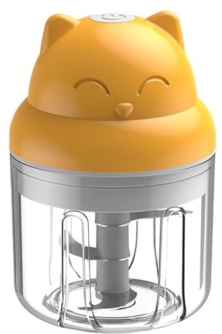 tritatutto aglio, tritatutto elettrico | tritatutto aglio e contenitore di immagazzinaggio | Taglierina in acciaio inox, ricaricabile, potente processore alimentare wireless, piccolo processore alim