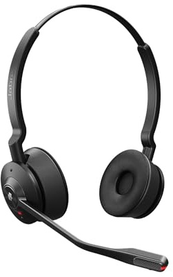 Jabra Engage 55 SE Convertible Headset MS mit Ohrbügel, Link 400a DECT Adapter USB-A, Engage 55 Deskstand, 1,2 m USB-C auf USB-A Kabel, Ohrgels, Kopfband, Nackenbügel, Tragetasche, Garantie