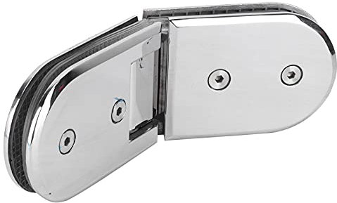 Pince de serrage pour porte de salle de bain, charnière de porte en verre, charnières pivotantes, 135 degrés, pièces de rechange pour charnières de porte de douche en verre, pince de fixation robust