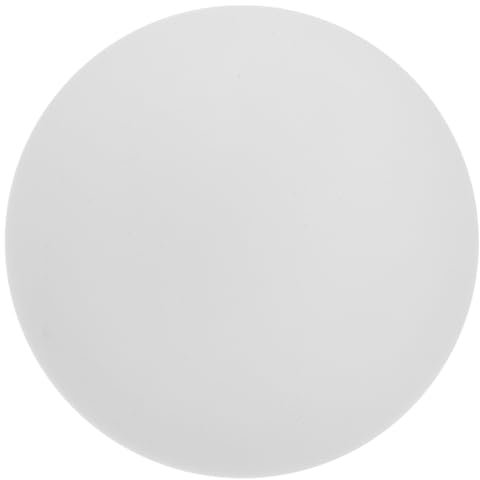 Mipcase Abat-jour Verre Givré Blanc Pour Suspension Plafonnier Globe Plat Ovale Pour Lumière Diffuse Et Ambiance Chaleureuse Compatible Facile à Installer