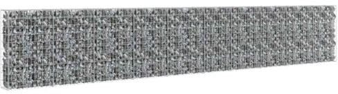 Gabion Panier à Pierres, Mur en Gabion avec couvercles Acier galvanisé 600x30x100 cm
