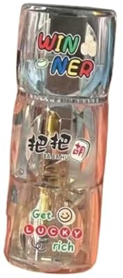 Encendedor Transparente Resistente al Viento - Recargable, Llama roja Ajustable, Tapa abatible, Encendido por presión | No Contiene butano(Clear3)
