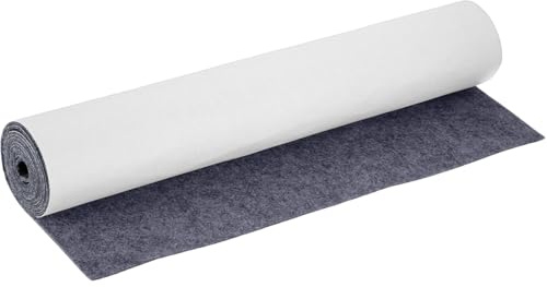 YNNHUDEEP Feltro adesivo rotolo grigio scuro, 40 x 220 cm 2 mm spessore | per scatole di liner, sottobicchieri, auto, feltro, gambe del tavolo, fai da te