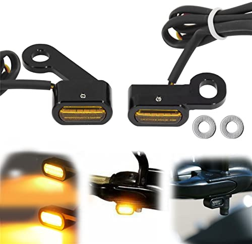 2X Motorrad Blinker Bernstein Lauflicht Für Harley Sportster XL 48 72 1200 883 04-20 Nightster
