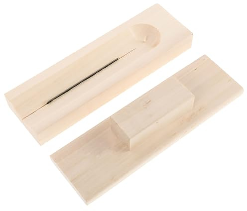 FONDOTIN Cascanueces Manual para Castañas de Madera y Metal Cortador Rápido y Estable para Abrir Cáscaras de Frutos Secos Herramienta Multifunción para Cocina y Restaurante