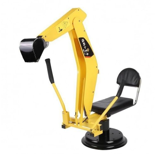 Generic Children Sand Excavator Metal Ride On Construction Pedal Vehicle 360 Degree Rotating Digger Suitable for Playground Pretend Sandbox Play