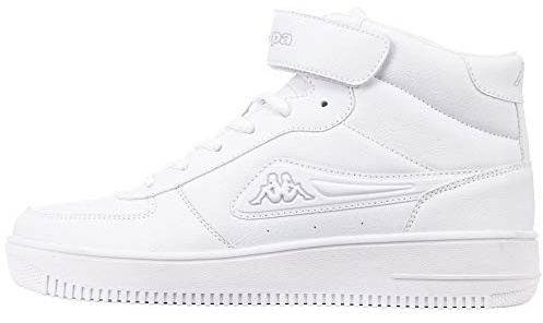 Kappa Unisex Bash Mid sneakers, Weiß, 39 EU