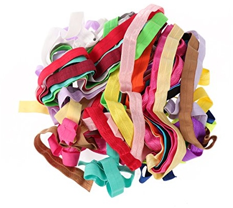 Gummibänder Elastisch Band Stretch Nähen Weiche Stoff Gummiband für DIY Handwerk Basteln 1,5cm 15 Stück (Bunt)