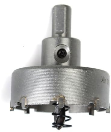 BE-TOOL - Sierra de corona, de carburo de tungsteno de 25 mm para perforar metal; sierra perforadora de metal de carburo de tungsteno para cortes circulares en metal, broca de corona para taladro